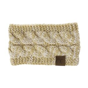 *ANATASHA* Yellow White Wool Knit Fashion Headband